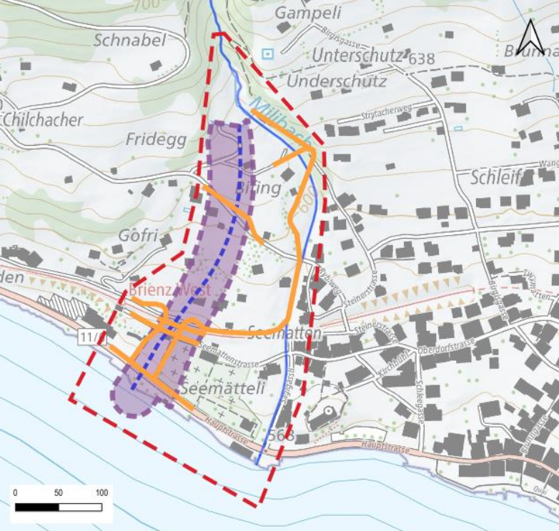 Wasserbauplan Milibach - Planerleistungen SIA-Teilphasen 32-33 (mit Option SIA-Teilphasen 41-53)
